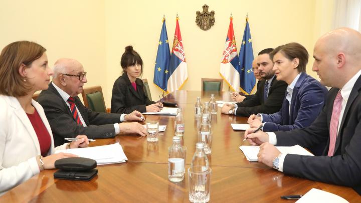 The President of the International Residual Mechanism for Criminal Tribunals (Mechanism), Judge Theodor Meron, concluded his final visit to Serbia today with a meeting with the Serbian Prime Minister, Ms. Ana Brnabić.