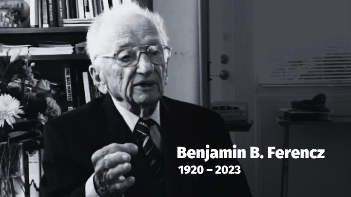 Mechanism Honours the Life and Legacy of Benjamin B. Ferencz